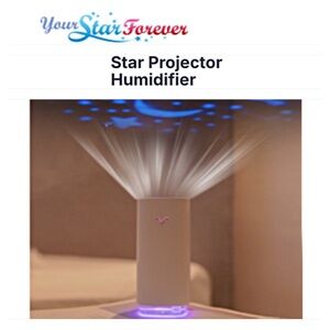 Mini STAR PROJECTOR HUMIDIFIER - Blue - “YOUR STAR FOREVER”